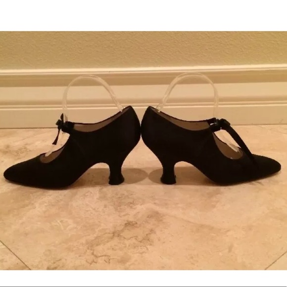 PHILIPPE MODEL Paris Leather Silk Victorian Heels Made in Italy EUR 37.5 US 7.5